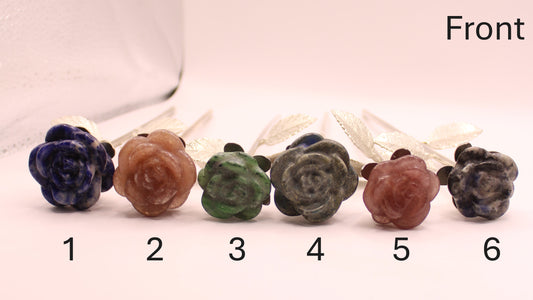 Crystal Roses on Stems